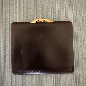 🎈VINTAGE🎈 ANTHROPOLOGIE 🎈 BLACK 🎈TRIFOLD WALLET 🎈